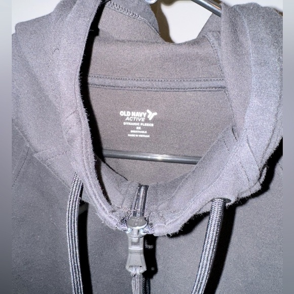 Old Navy Dynamic Performace Fleece Jacket Zip Up with Hood - Picture 3 of 8